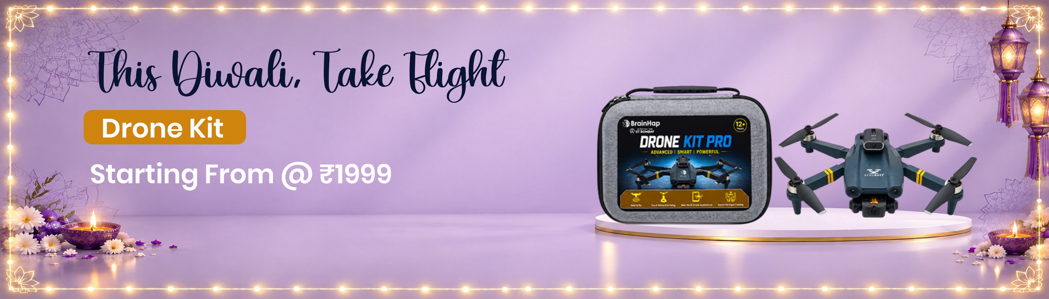 This Diwali, Take Flight - Drone Kit starting from ₹1999